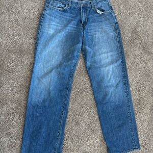 Lucky Brand 34x34 487 Relaxed Fit Medium Wash Jeans Men